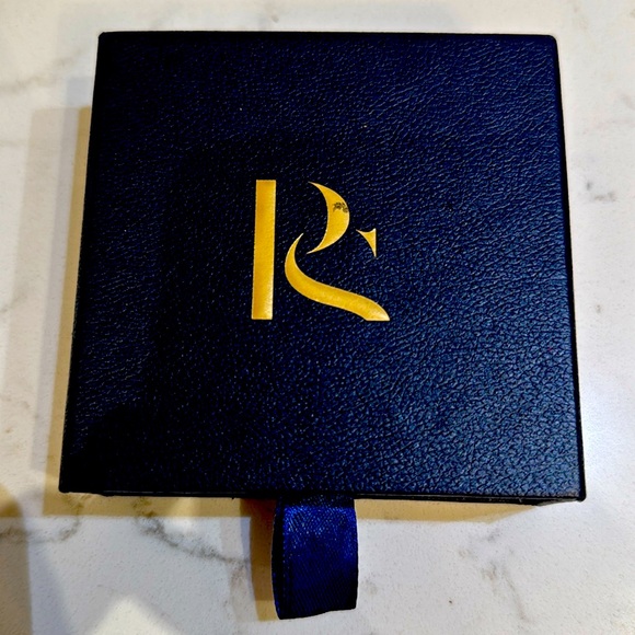 Page Sargisson Navy Gift Box - 4 x 4 x 1 1/4 - Picture 1 of 2